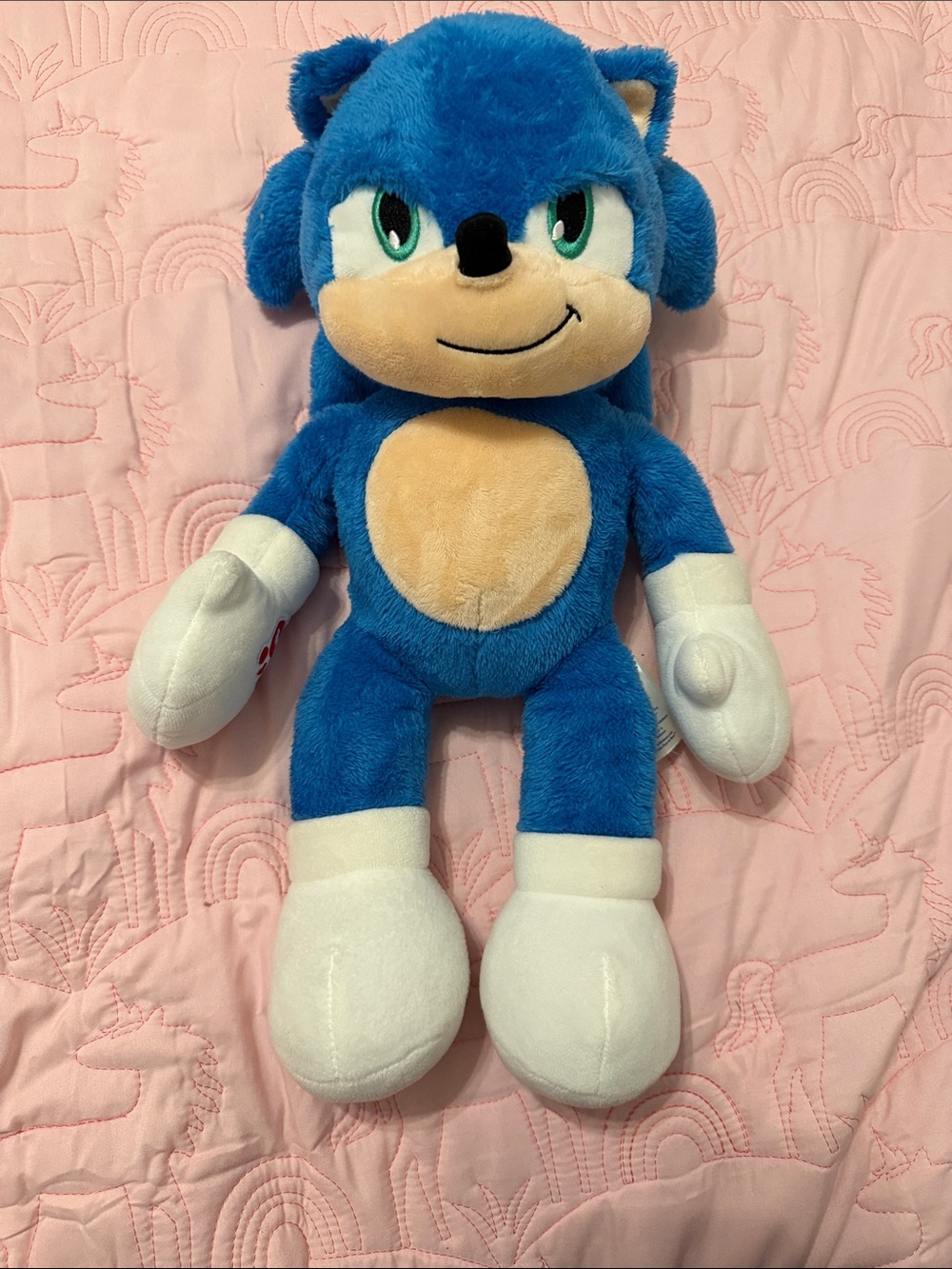 Build-A-Bear Blue Sonic The hedgehog 2 Plush